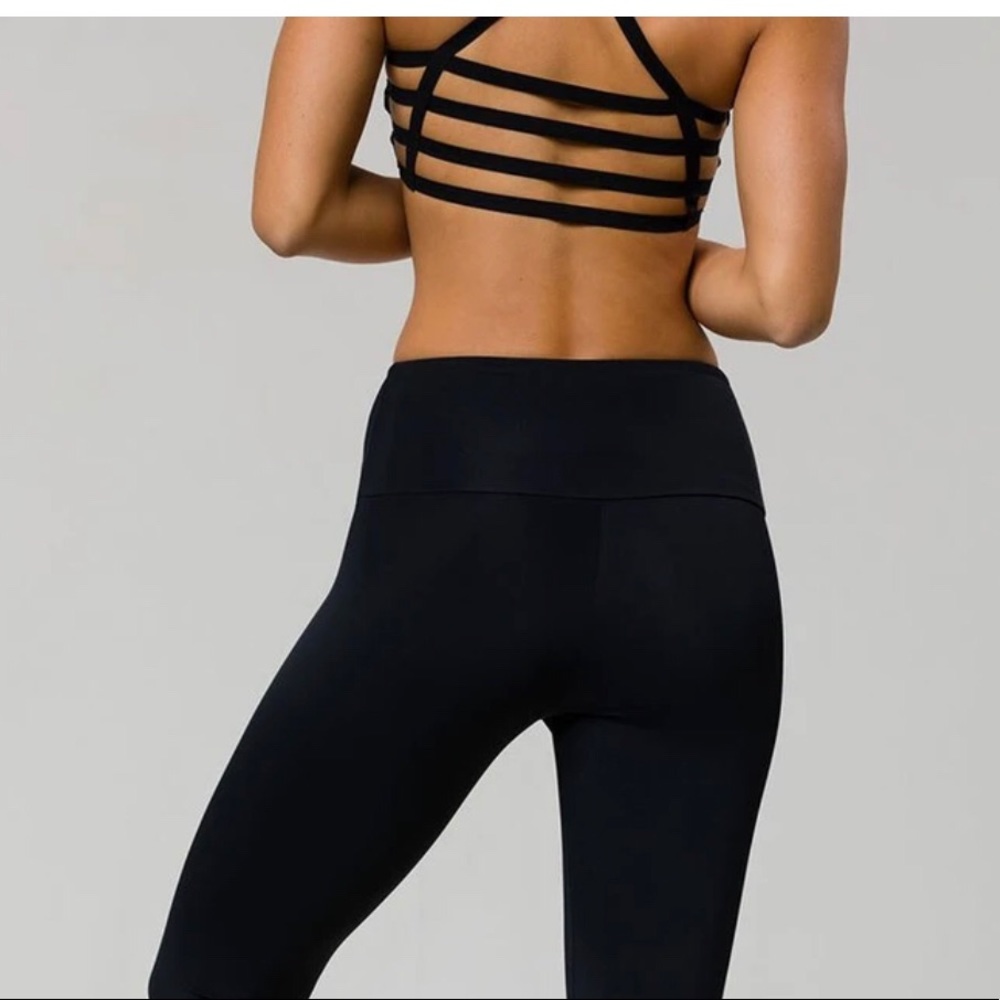 Onzie Strappy Top with Rose Gold Foil Feathers - Picture 2 of 9